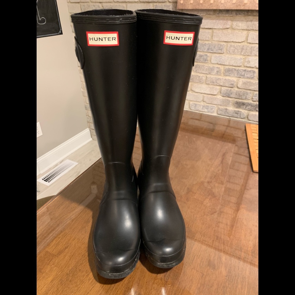 Women’s Black Size 9 Tall Hunter Boots
